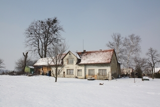Na Kopci - snímky z výstavby části obce (28.2.2011)