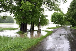 Povodeň v Košatce 17. května (17.5.2010)