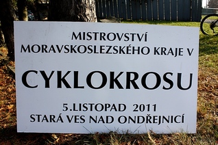 Cyklokros - Mistrovství Moravskoslezského kraje (10.11.2011)